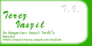 terez vaszil business card